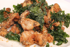 Ếch rang muối lá lốt